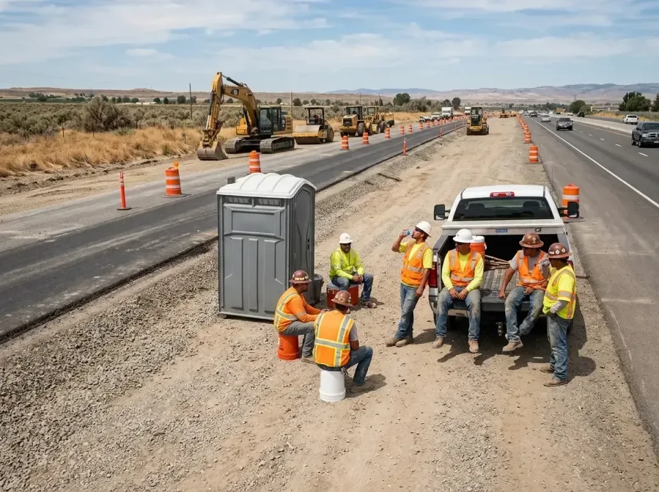 highway-road-construction-crew-007 — frequently asked questions, Porta Potty and Restroom Rentals in Sacramento, CA